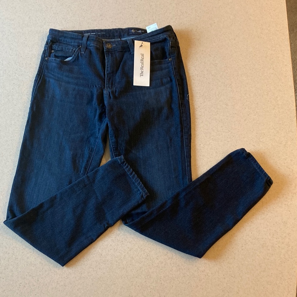 AG Adriano Goldschmied NWT Navy Skinny Jeans Women Size 29R